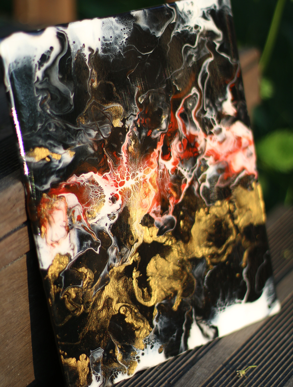 obraz fluid painting art