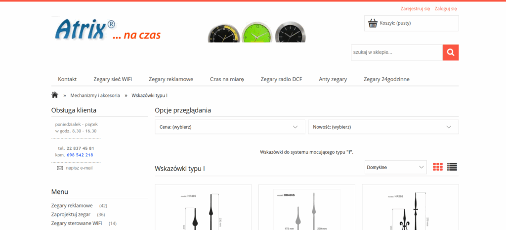 gdzie kupić mechanizmy dla zegara