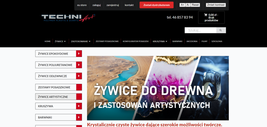 producent żywicy techniart