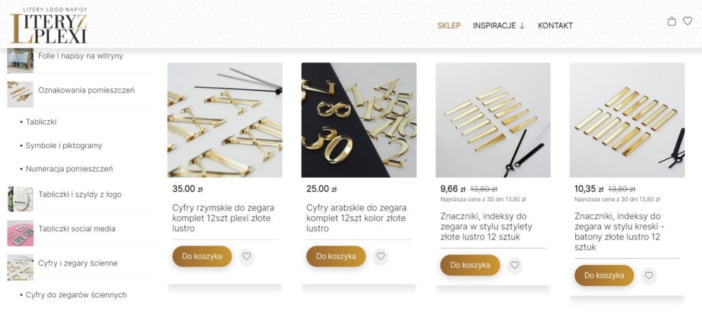 gdzie kupić cyfry dla zegara