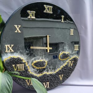 zegar z żywicą czarne morze