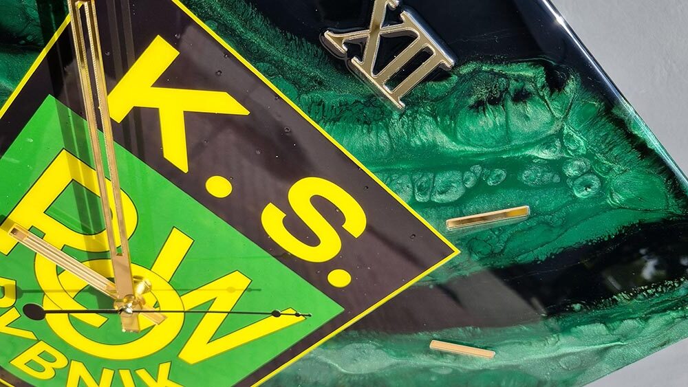 zegar na prezent dla klubu sportowego ROW Rybnik