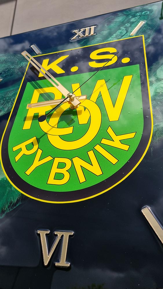 zegar na prezent dla klubu sportowego ROW Rybnik