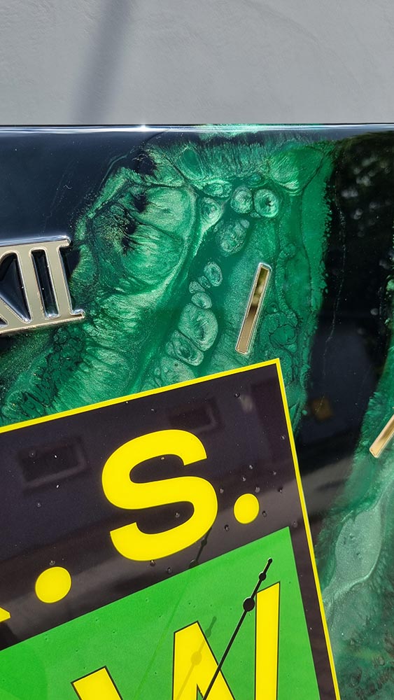 Zegar ścienny z logo ROW Rybnik